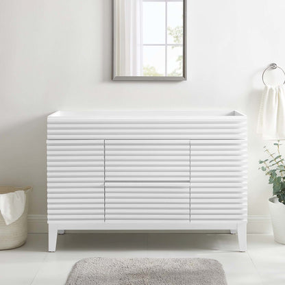 Render 48" Single Sink Compatible (not included) Bathroom Vanity Cabinet