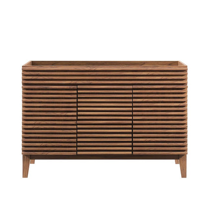 Render 48" Double Sink Compatible (Not Included) Bathroom Vanity Cabinet