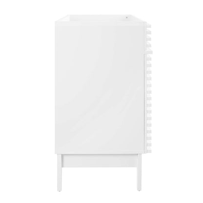 Render 48" Double Sink Compatible (Not Included) Bathroom Vanity Cabinet