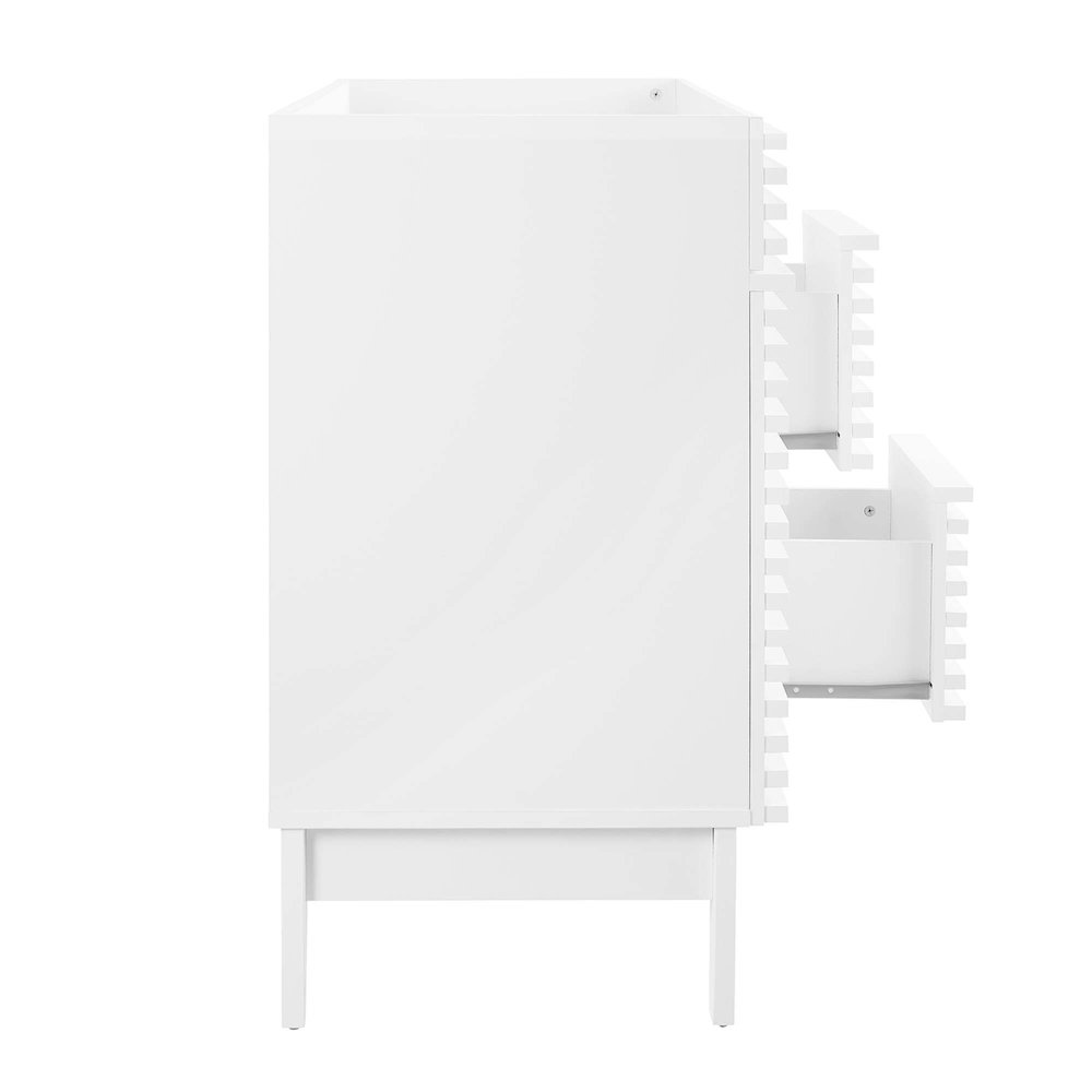 Render 48" Double Sink Compatible (Not Included) Bathroom Vanity Cabinet