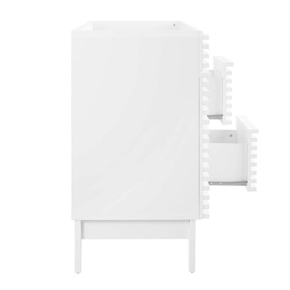 Render 48" Double Sink Compatible (Not Included) Bathroom Vanity Cabinet