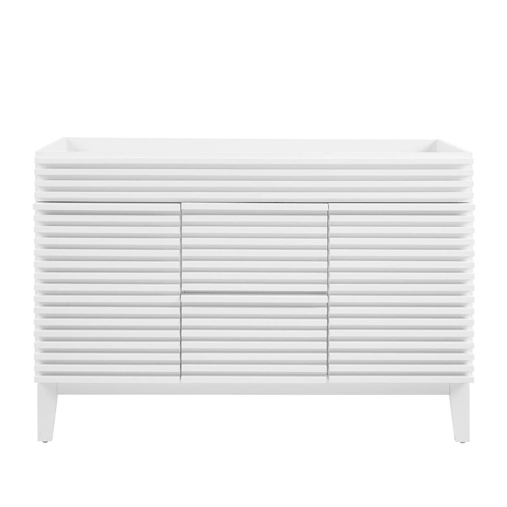Render 48" Double Sink Compatible (Not Included) Bathroom Vanity Cabinet