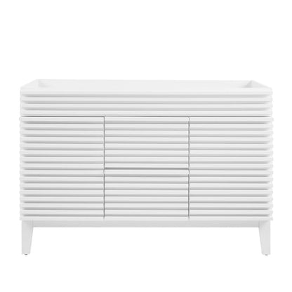 Render 48" Double Sink Compatible (Not Included) Bathroom Vanity Cabinet