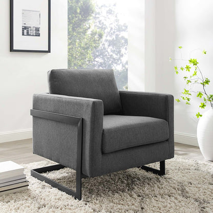 Posse Upholstered Fabric Accent Chair