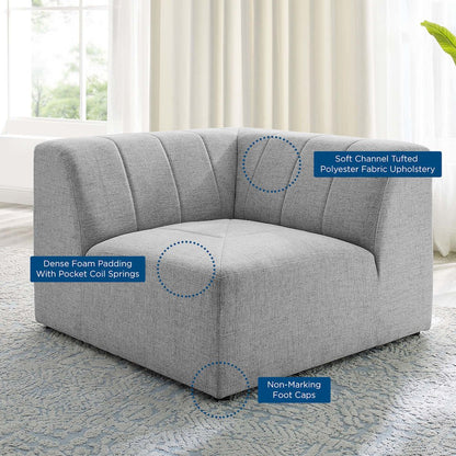Bartlett Upholstered Fabric Corner Chair
