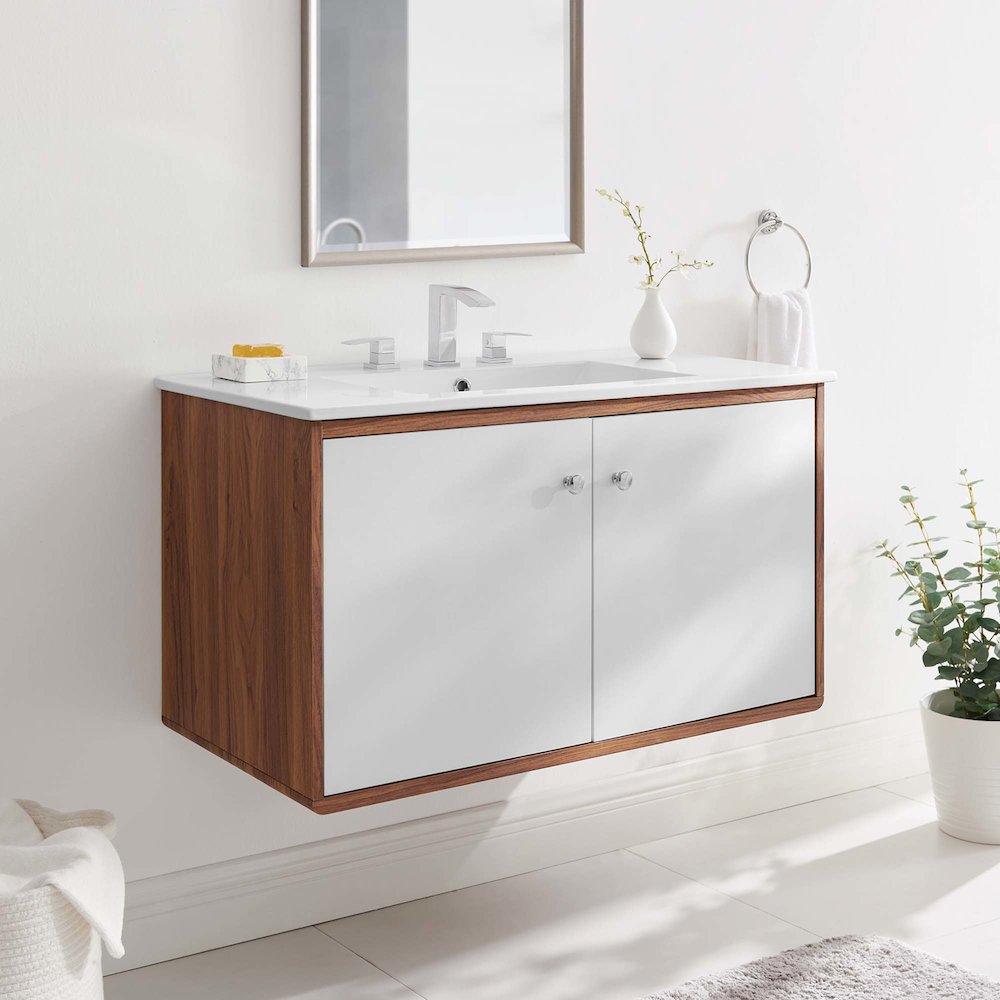 Transmit 36" Wall-Mount Bathroom Vanity