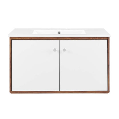Transmit 36" Wall-Mount Bathroom Vanity