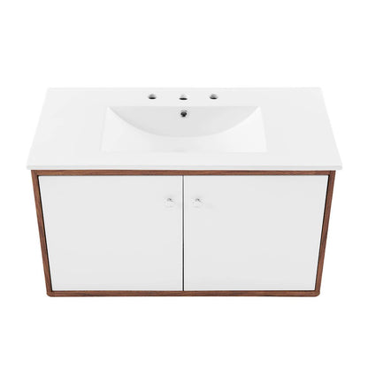 Transmit 36" Wall-Mount Bathroom Vanity