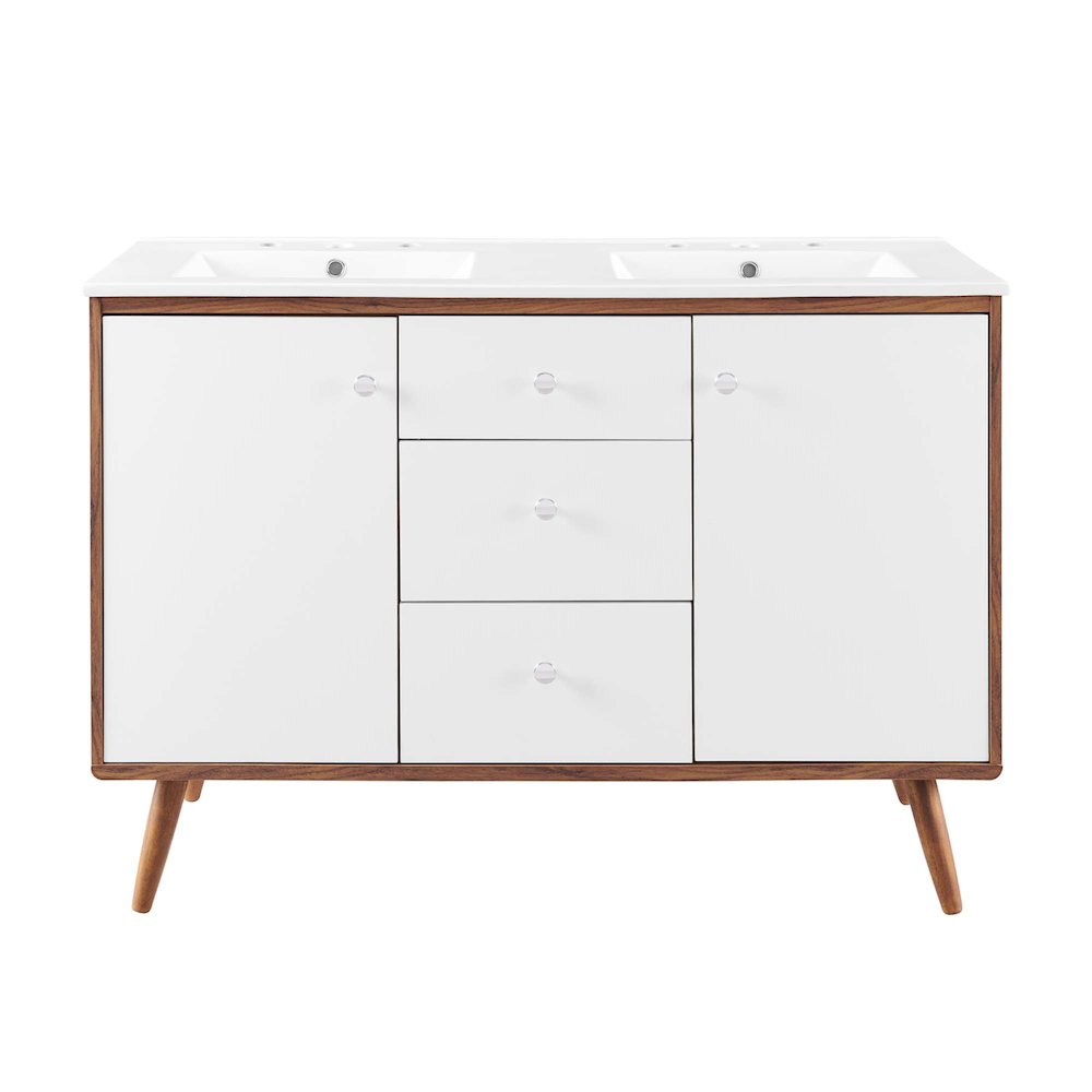 Transmit 48" Double Sink Bathroom Vanity