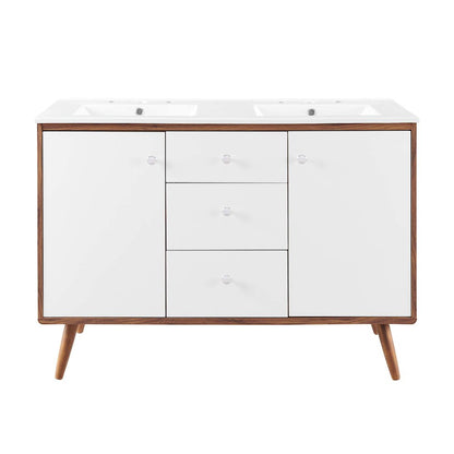 Transmit 48" Double Sink Bathroom Vanity
