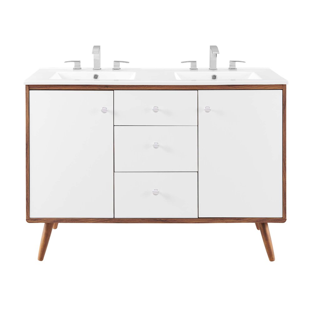 Transmit 48" Double Sink Bathroom Vanity