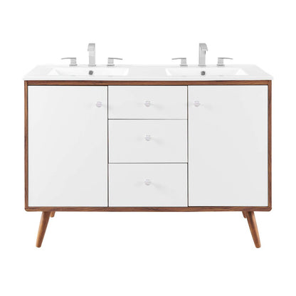 Transmit 48" Double Sink Bathroom Vanity