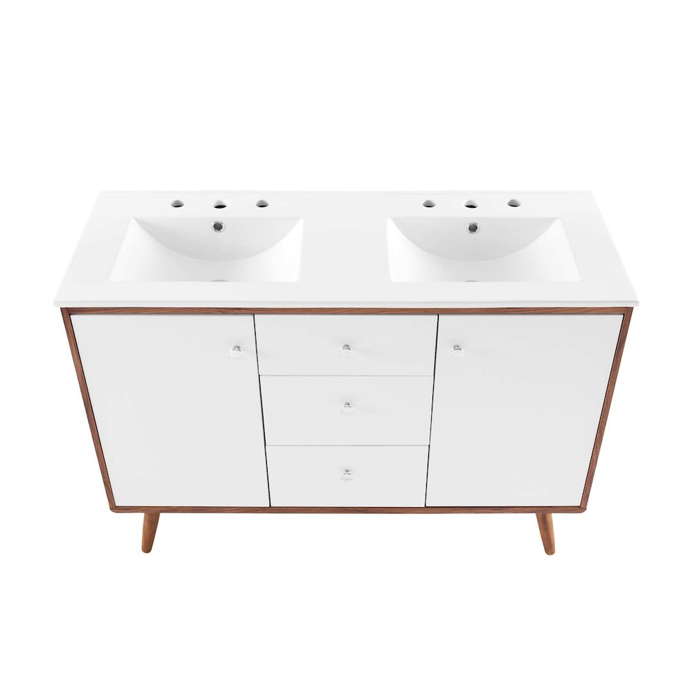 Transmit 48" Double Sink Bathroom Vanity