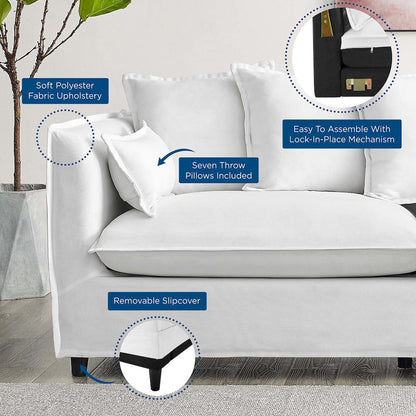 Avalon Slipcover Fabric Sofa