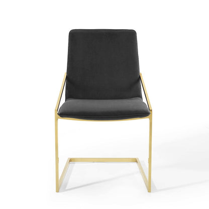 Pitch Performance Velvet Dining Armchair Set of 2
