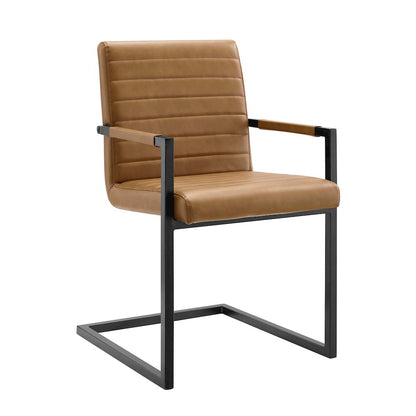Savoy Vegan Leather Dining Chairs Set of 2