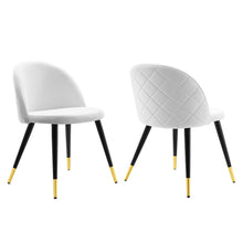 Cordial Performance Velvet Dining Chairs Set of 2