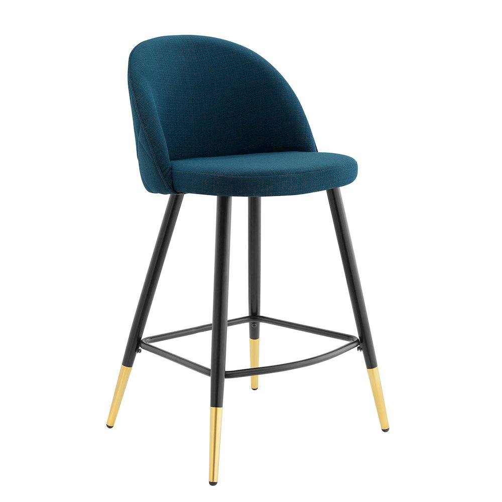 Cordial Fabric Counter Stools Set of 2