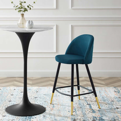Cordial Fabric Counter Stools Set of 2