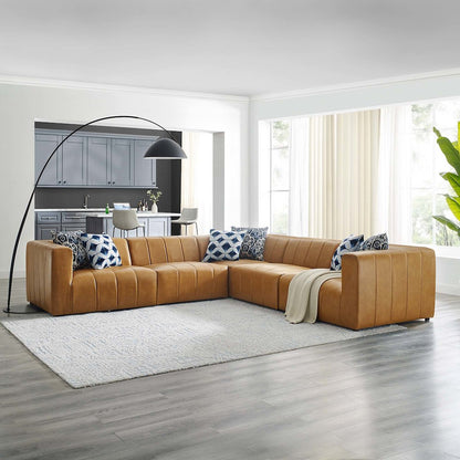 Bartlett 5-Piece Vegan Leather Sectional Sofa