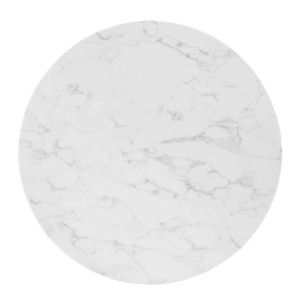 Verne 35" Artificial Marble Dining Table