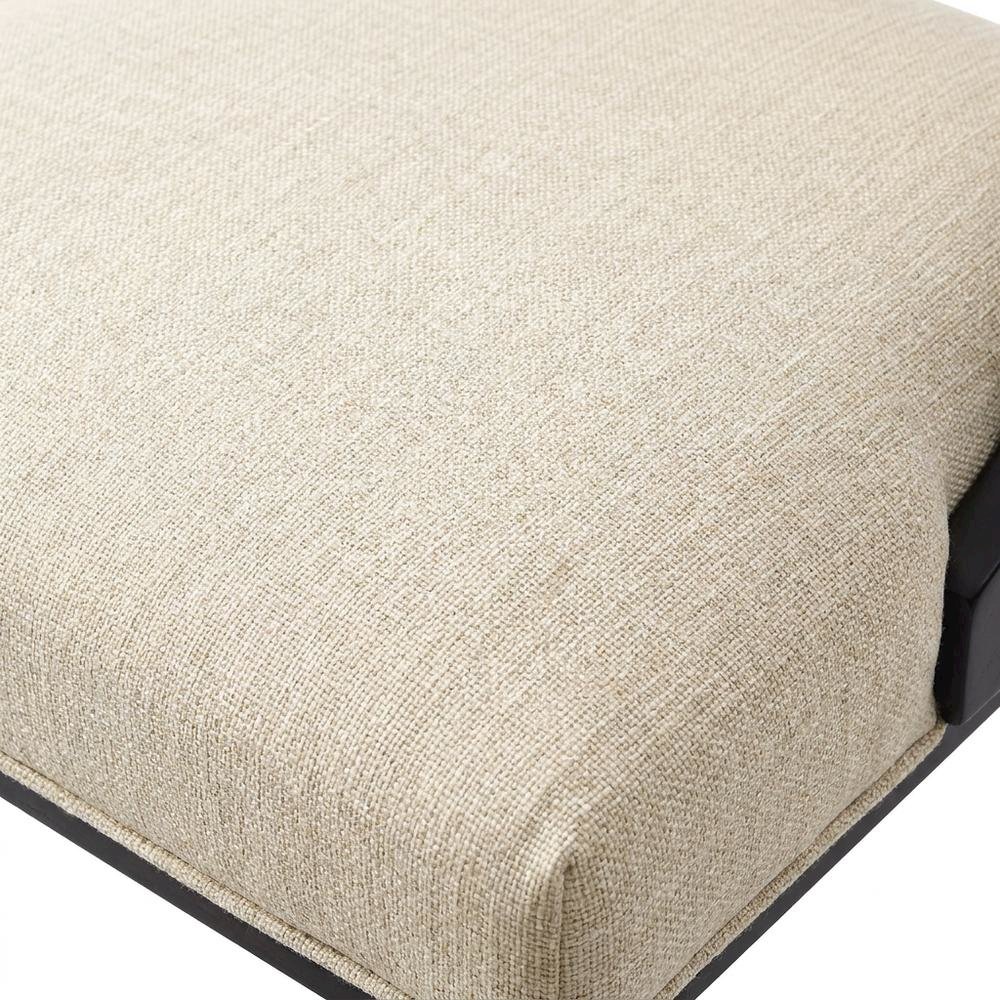 Fabric-Upholstered Dining Chairs for Kitchen and Dining Room, Beige, Set of 2