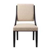 Fabric-Upholstered Dining Chairs for Kitchen and Dining Room, Beige, Set of 2