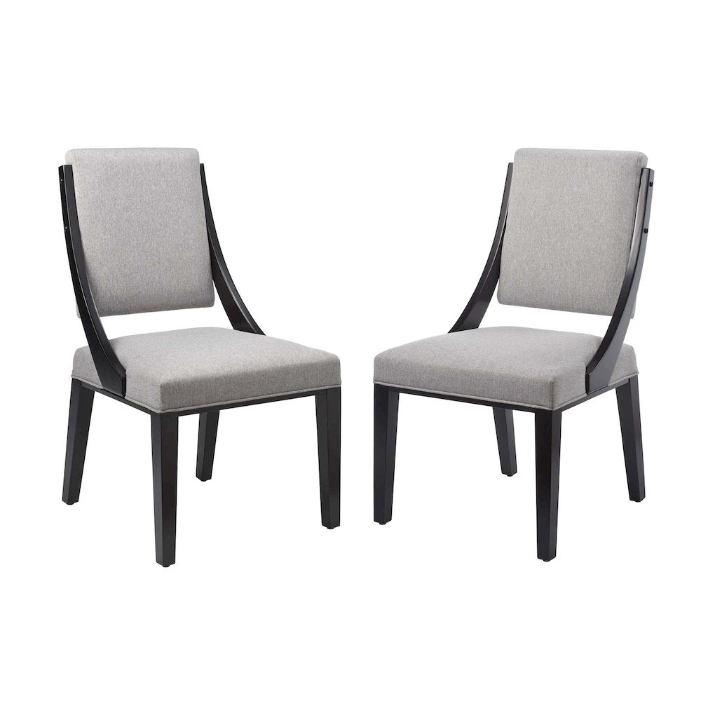 Cambridge Upholstered Fabric Dining Chairs Set of 2