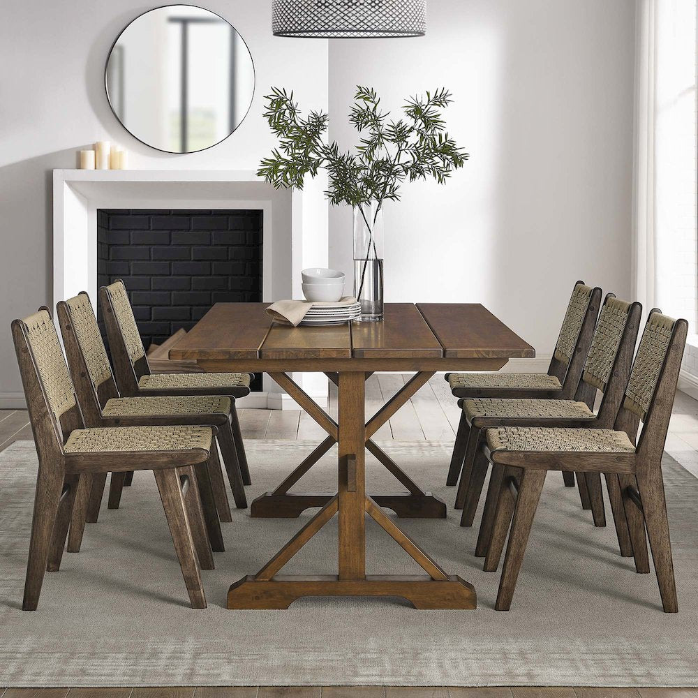 Windchime 71" Wood Dining Table