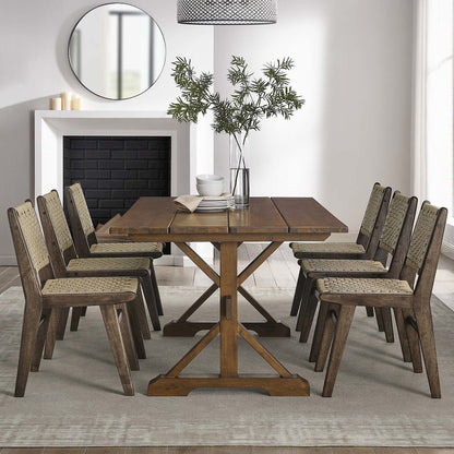 Windchime 71" Wood Dining Table
