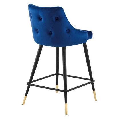 Adorn Performance Velvet Counter Stool Set of 2