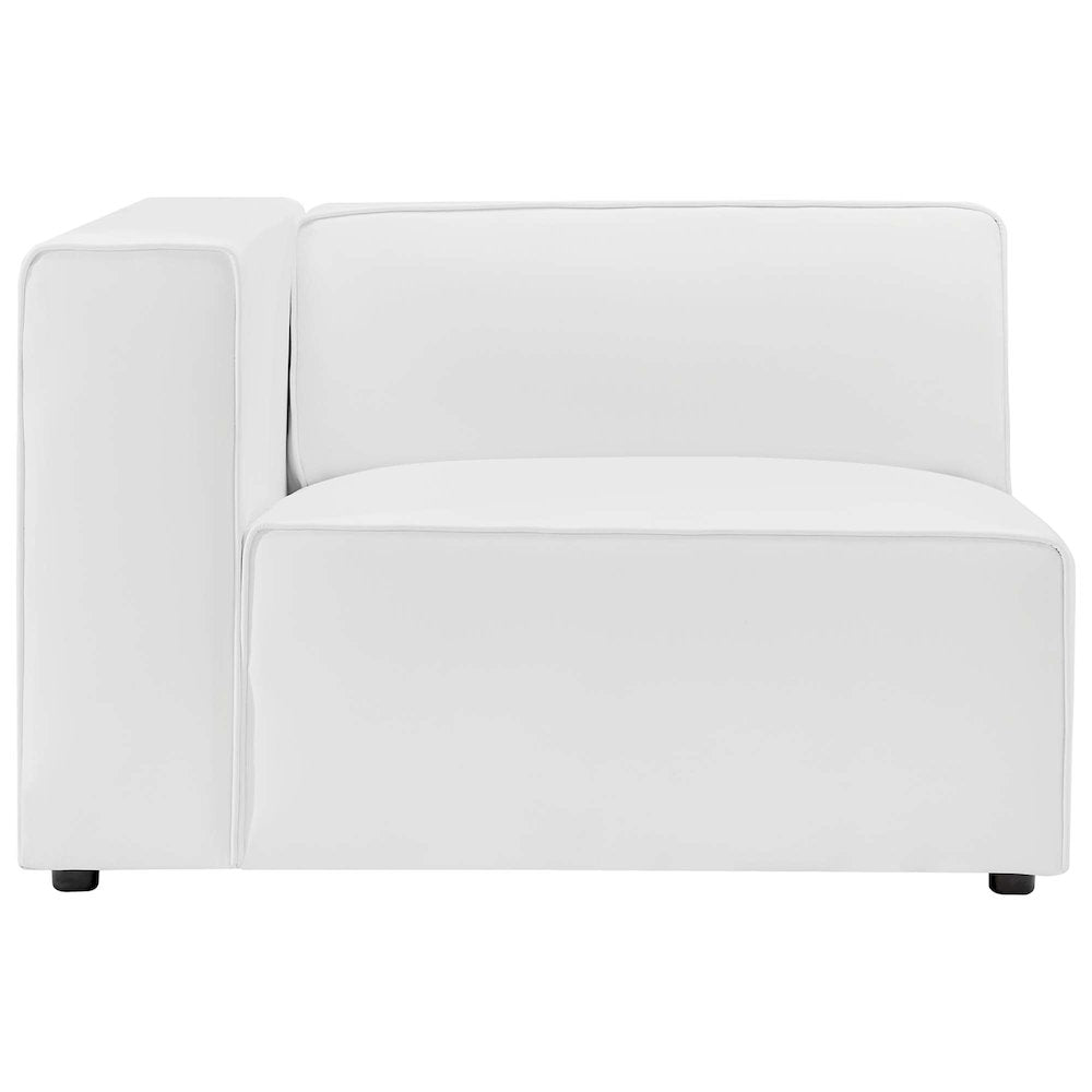 Mingle Vegan Leather Left-Arm Chair