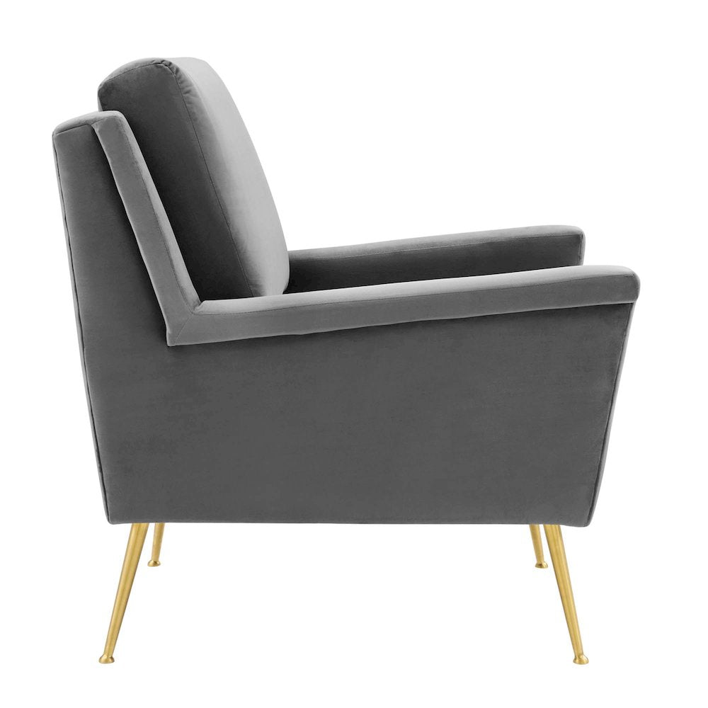 Chesapeake Performance Velvet Armchair