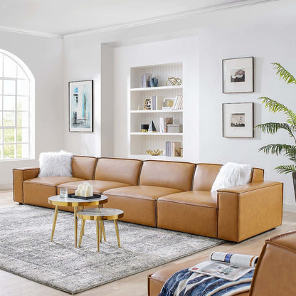 Restore 4-Piece Vegan Leather Sofa