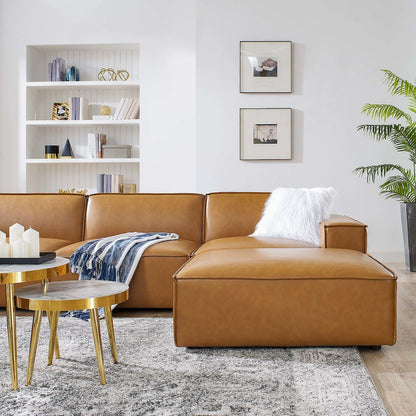 Restore 7-Piece Vegan Leather Sectional Sofa