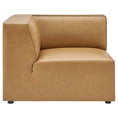 Mingle 5-Piece Vegan Leather Sectional Sofa