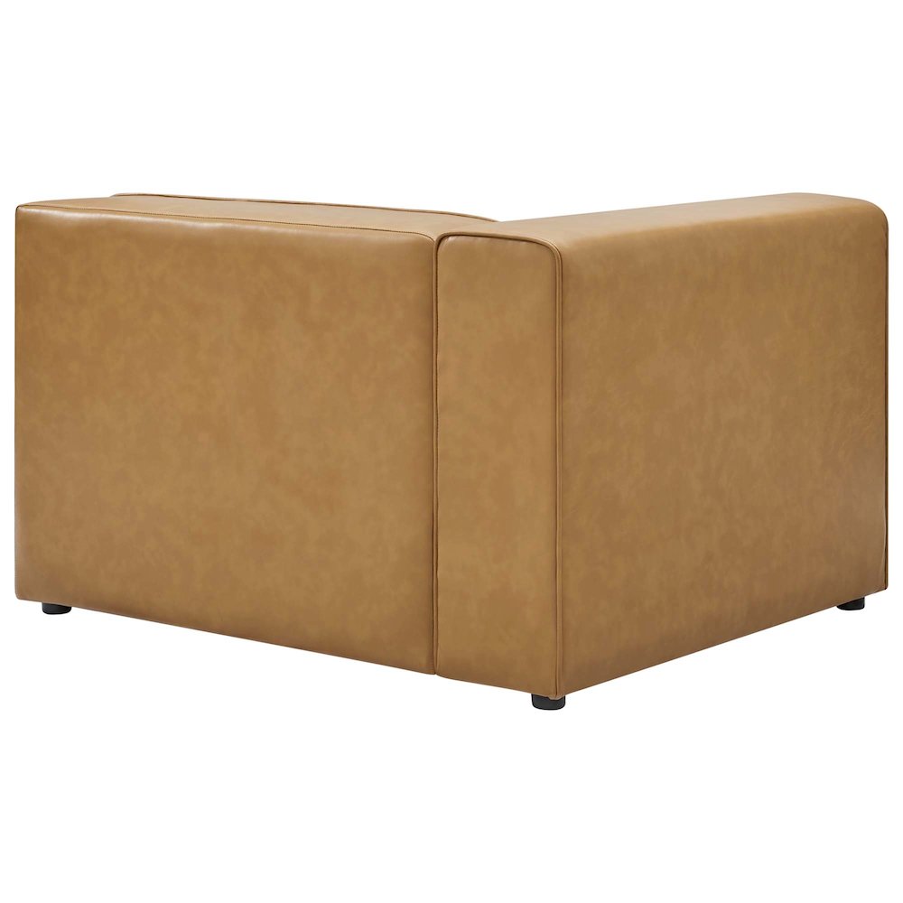 Mingle 5-Piece Vegan Leather Sectional Sofa