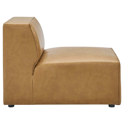 Mingle 5-Piece Vegan Leather Sectional Sofa