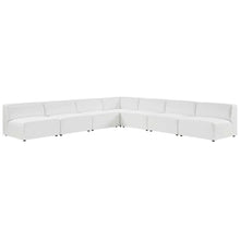 Mingle 7-Piece Vegan Leather Sectional Sofa