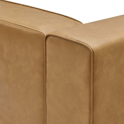 Mingle 8-Piece Vegan Leather Sectional Sofa Set