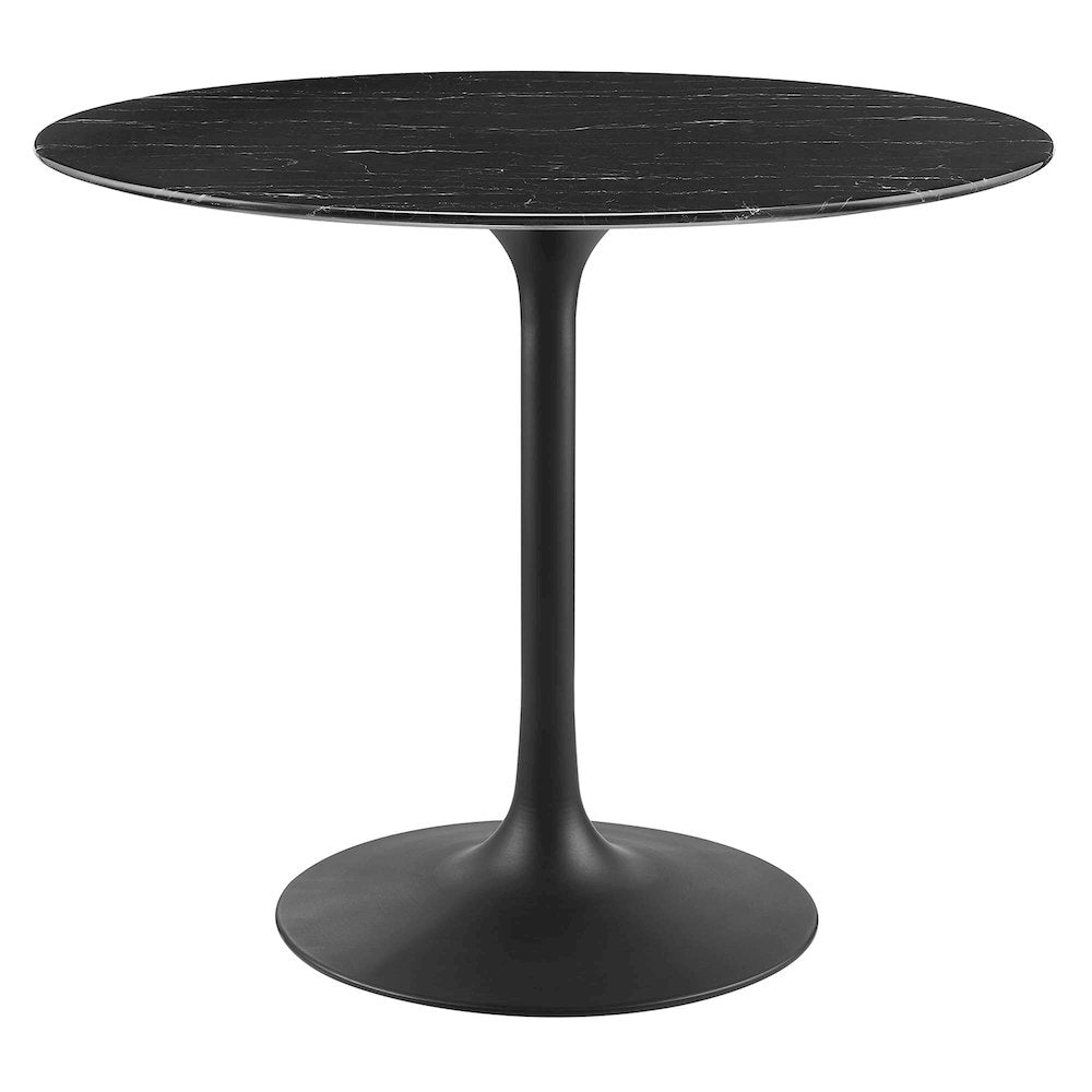 Lippa 36" Round Faux Marble Dining Table