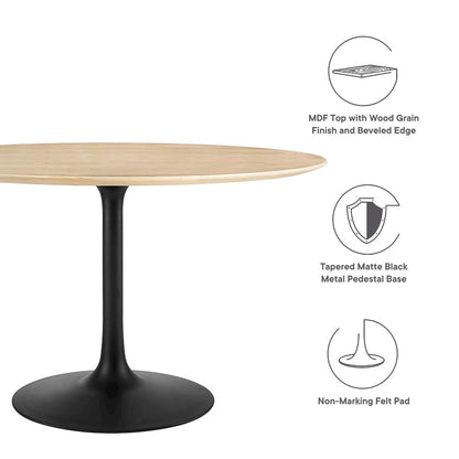 Lippa 48" Round Wood Dining Table