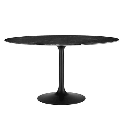 Lippa 54" Round Faux Marble Dining Table