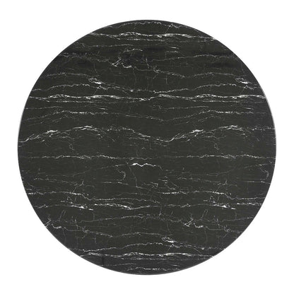 Lippa 54" Round Faux Marble Dining Table
