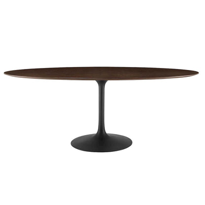 Lippa 78" Oval Wood Dining Table
