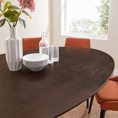 Lippa 78" Oval Wood Dining Table