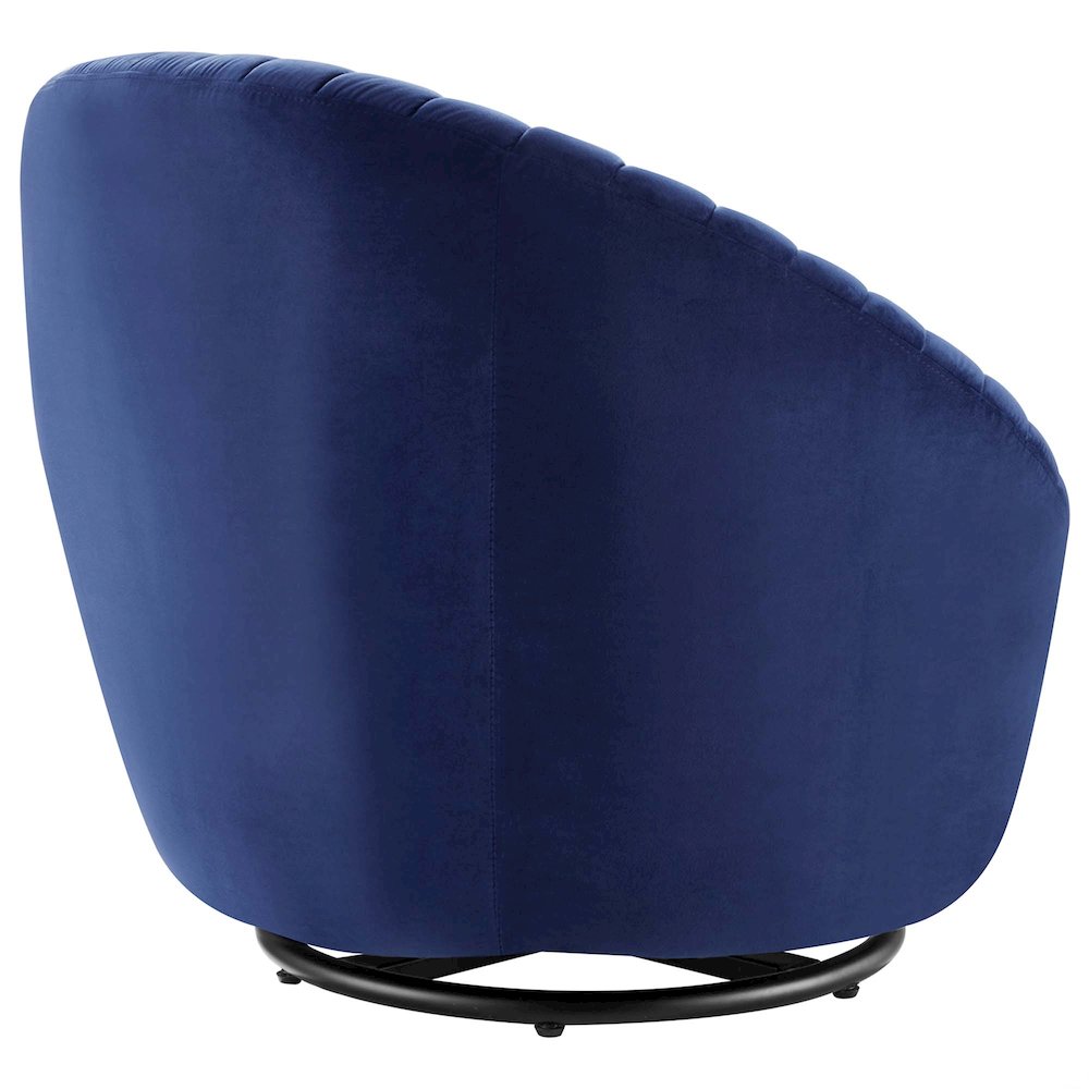 Whirr Tufted Performance Velvet Swivel Chair