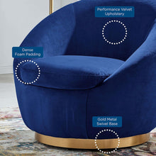 Buttercup Performance Velvet Swivel Chair