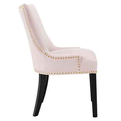 Marquis Performance Velvet Dining Chairs Set of 2