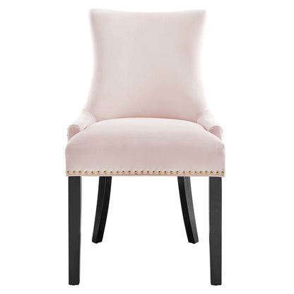 Marquis Performance Velvet Dining Chairs Set of 2